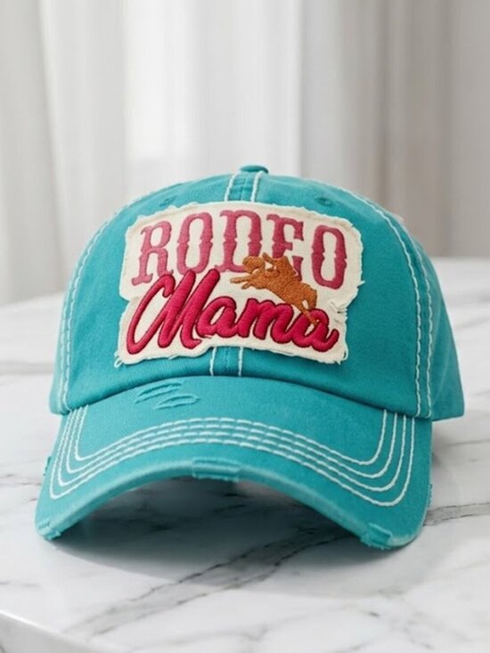 KBETHOS Accessories - Ladies Teal Rodeo Mama Female Baseball Hat